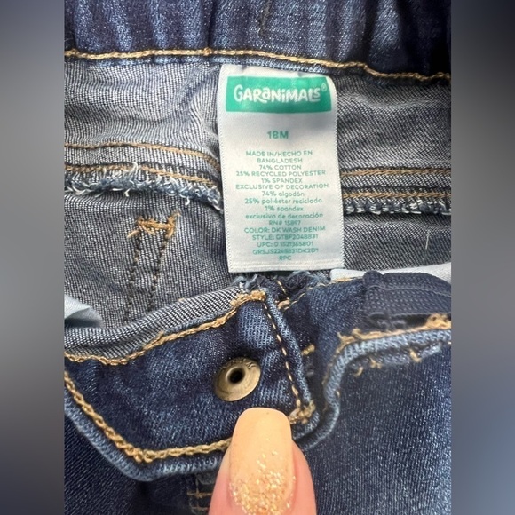 TODDLER JEANS GARANIMALS size 18 months - Picture 5 of 5